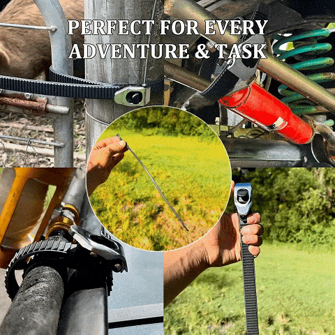 🔒 Ultimate Heavy-Duty Grip Lock Strap – Secure Anything, Anywhere, in Seconds!