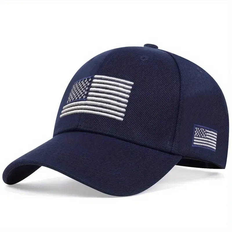 Classic Patriotic Baseball Cap - Bold Style, Timeless Spirit