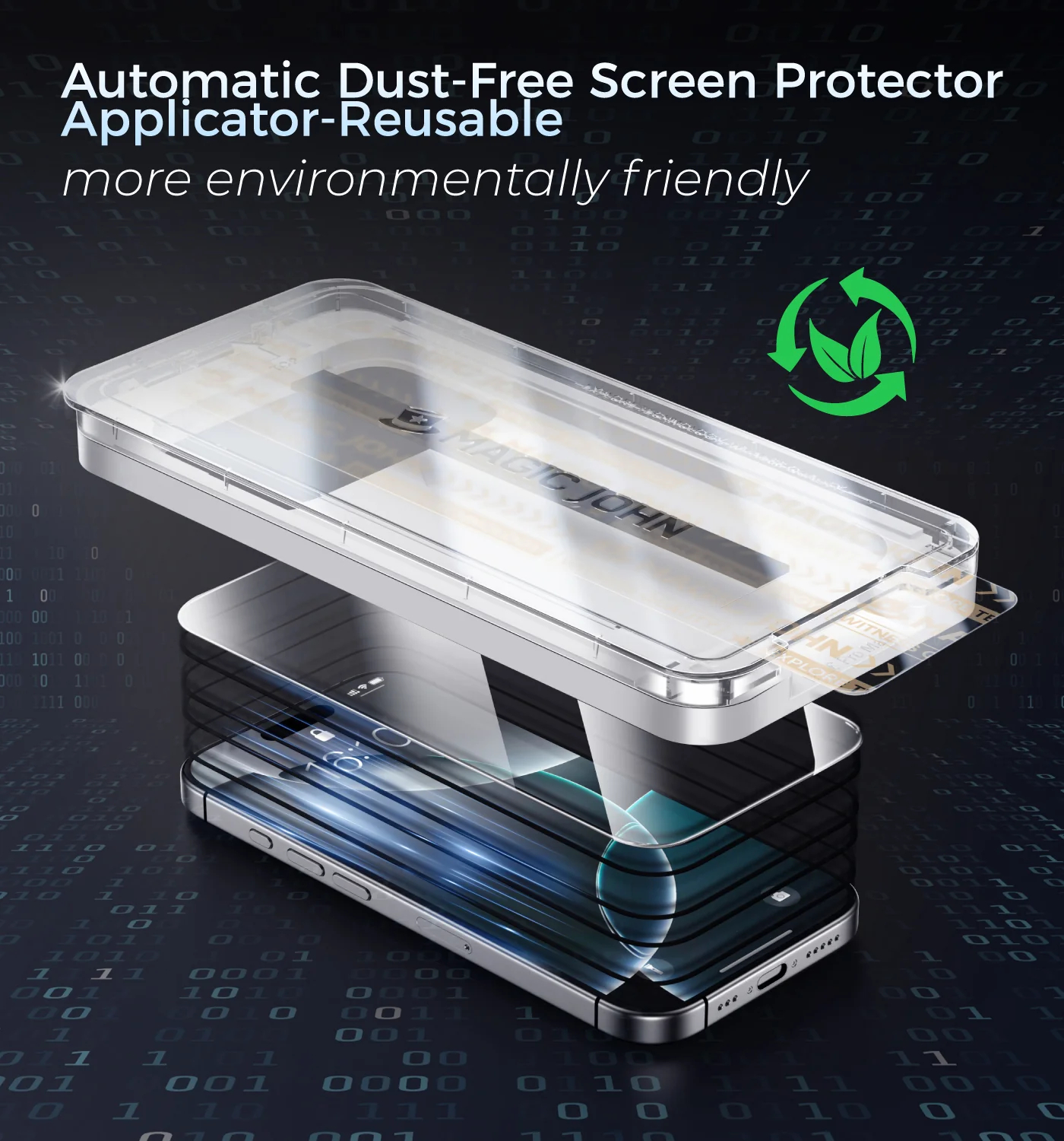 📱2025 New Upgraded Screen Protector For iPhone --Dust Free Without Bubbles