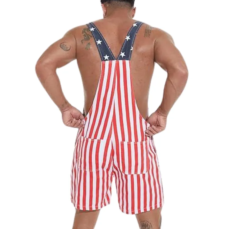 💖American Flag Overalls