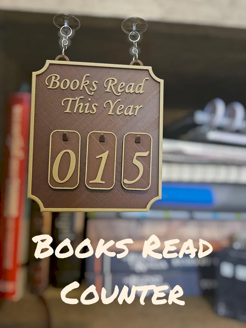 📚Hanging Bookshelf Counter bookish decor