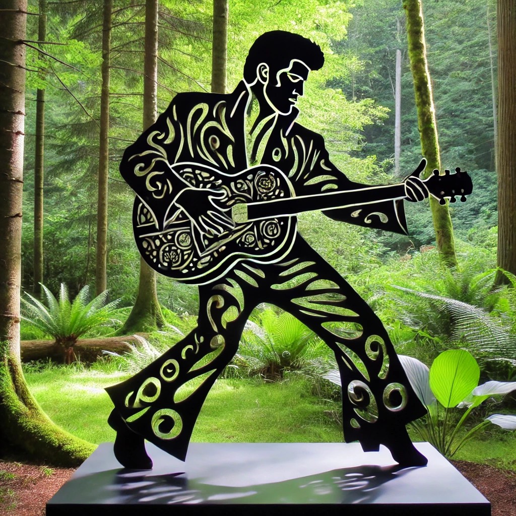 Rock 'n' Roll Legend Garden Art 🎶