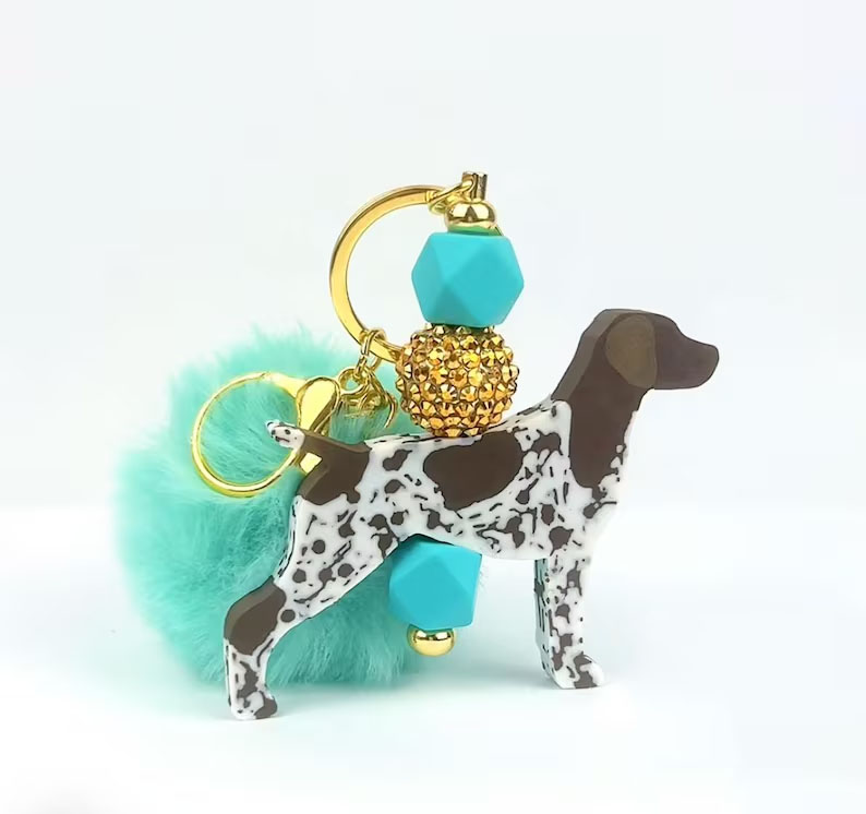 🐾GSP {German Shorthair Pointer} Keychain: Purse Charm