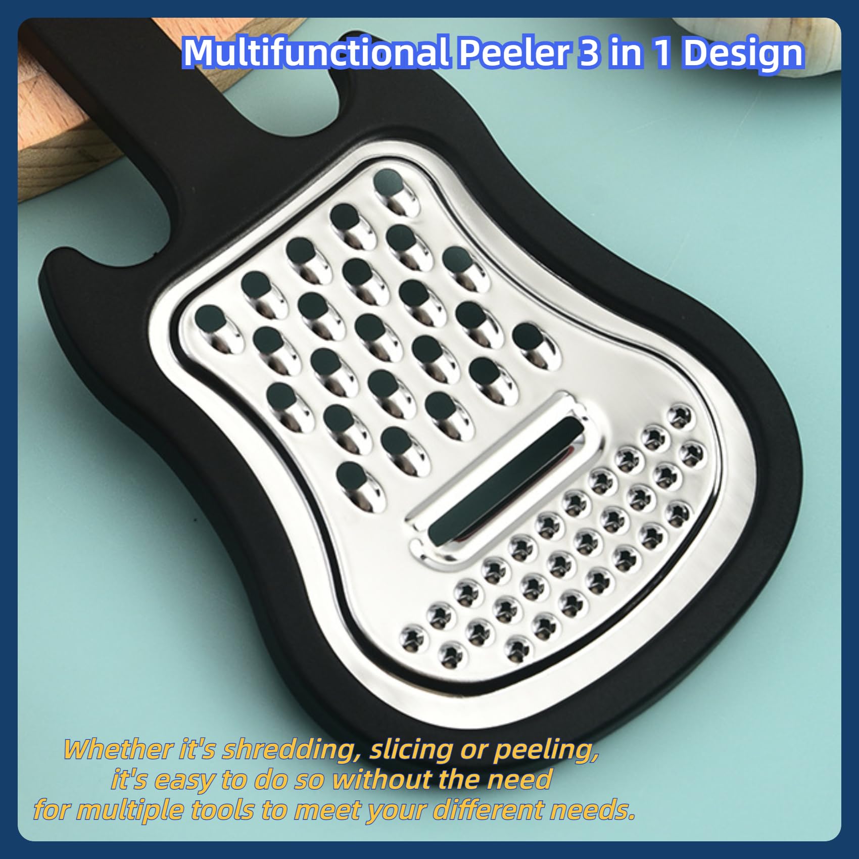 🎸🥗Stainless Steel Guitar-Shaped Vegetable Peeler
