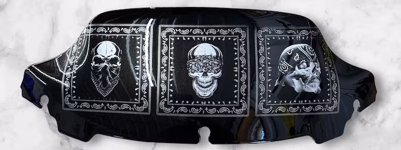 ⏰Historical Lowest Price: Save 49% -🔥2025 Windshield Scrollwork Skull