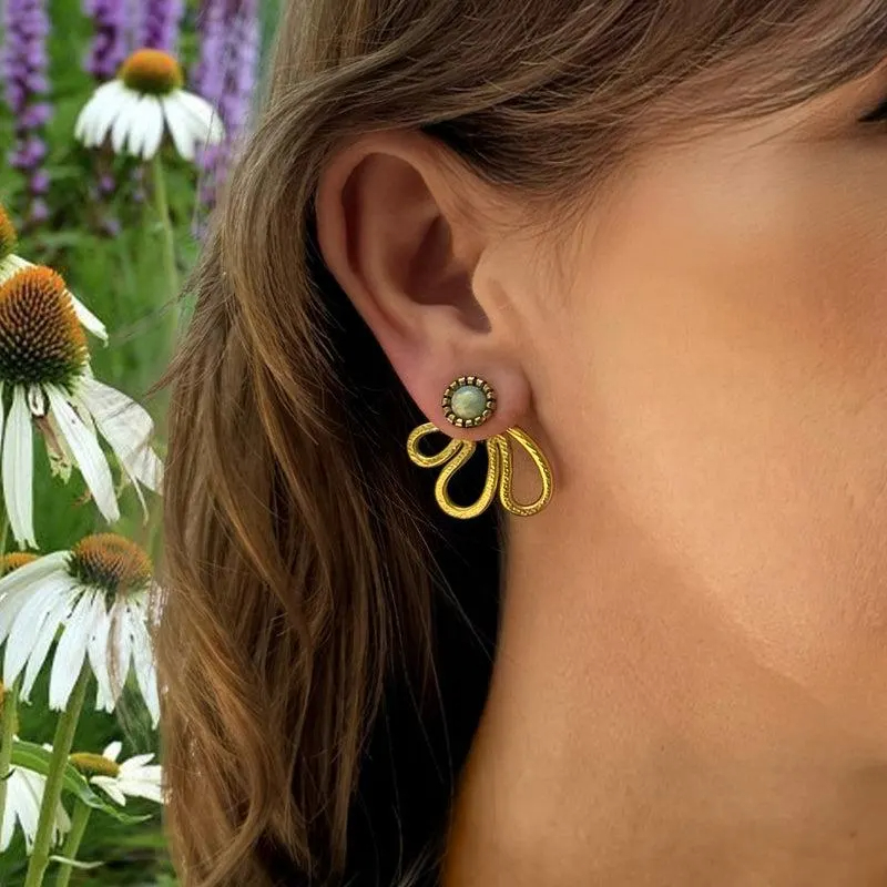 Handmade Coneflower Earring Jackets