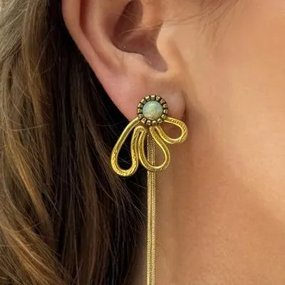 Handmade Coneflower Earring Jackets