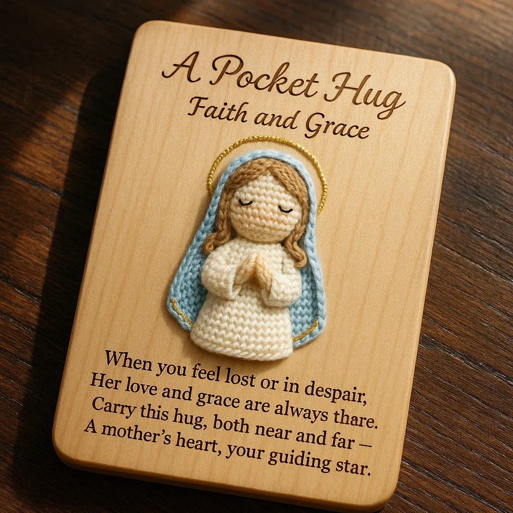 🔥Last Day 49% OFF - 🙏God and the Virgin Mary Pocket Hug- A Gift of Emotional Comfort🎁