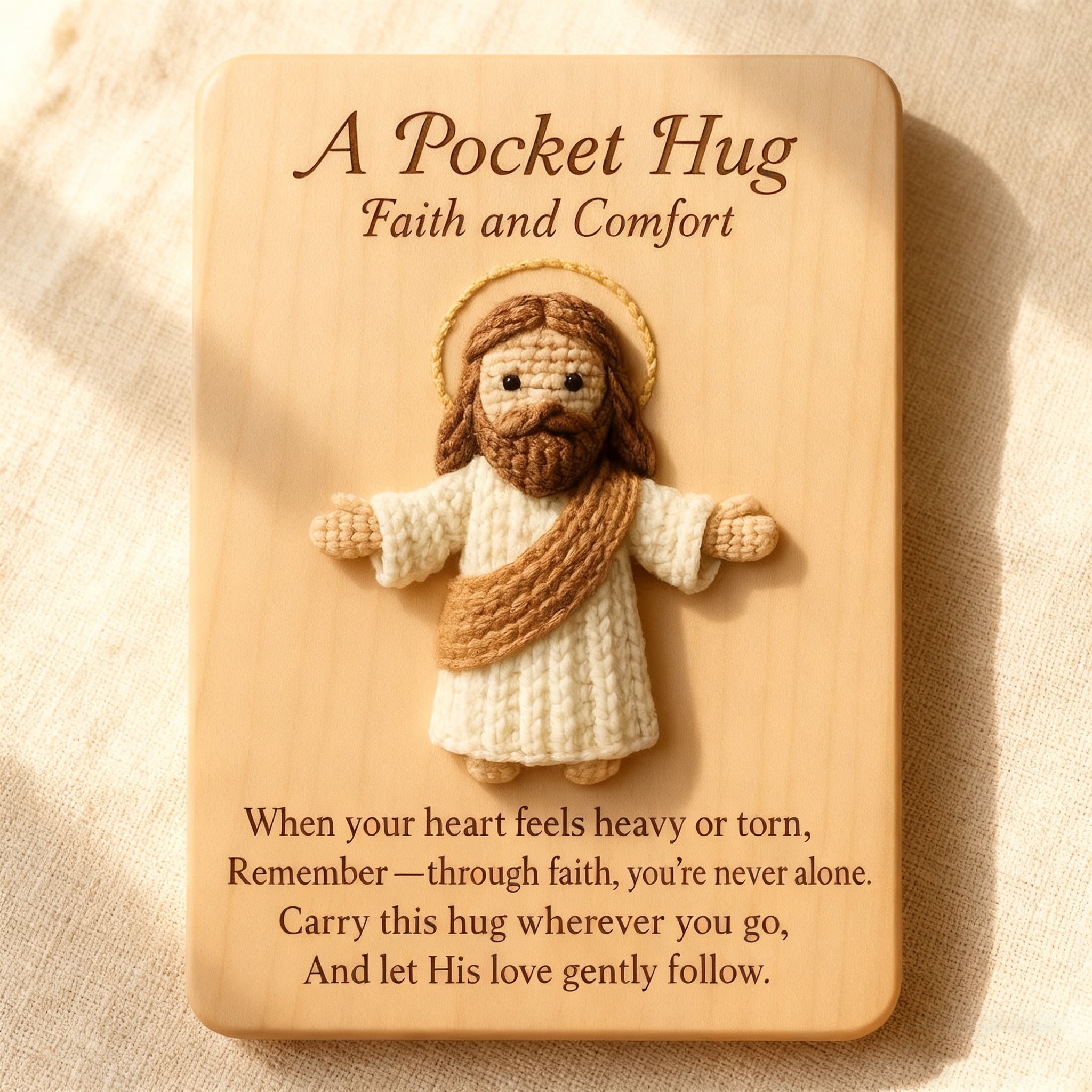 🔥Last Day 49% OFF - 🙏God and the Virgin Mary Pocket Hug- A Gift of Emotional Comfort🎁