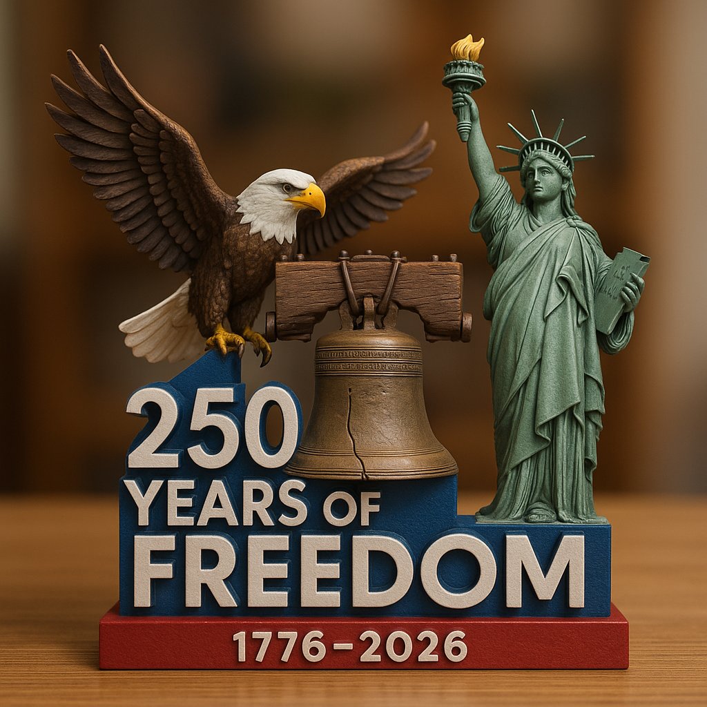 🔥Last Day Sale 49% OFF 🎉2025 Affordabls® Handmade American History Commemorative Desktop Statue