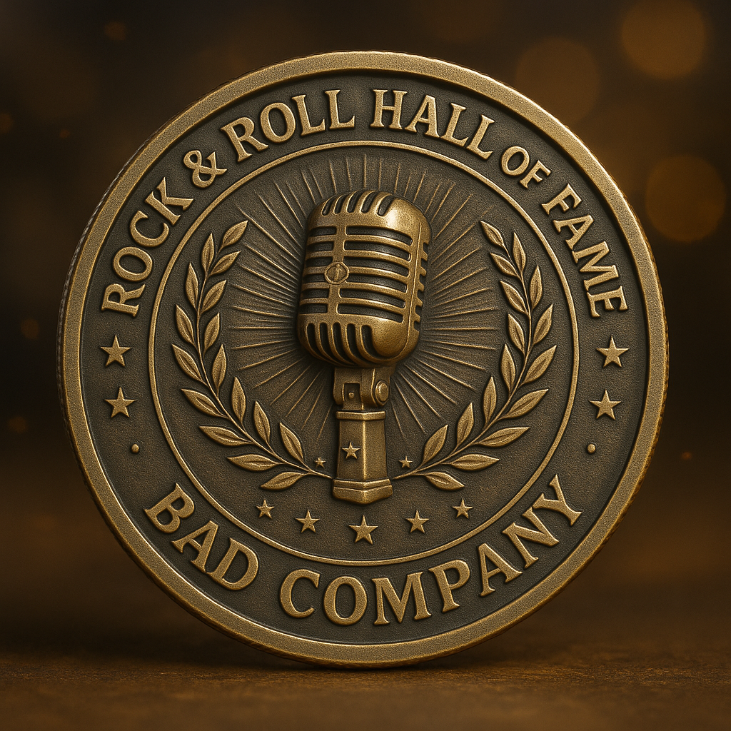 🎸🎙BAD COMPANY • Rock & Roll Hall of Fame Inductee Coin (2025)