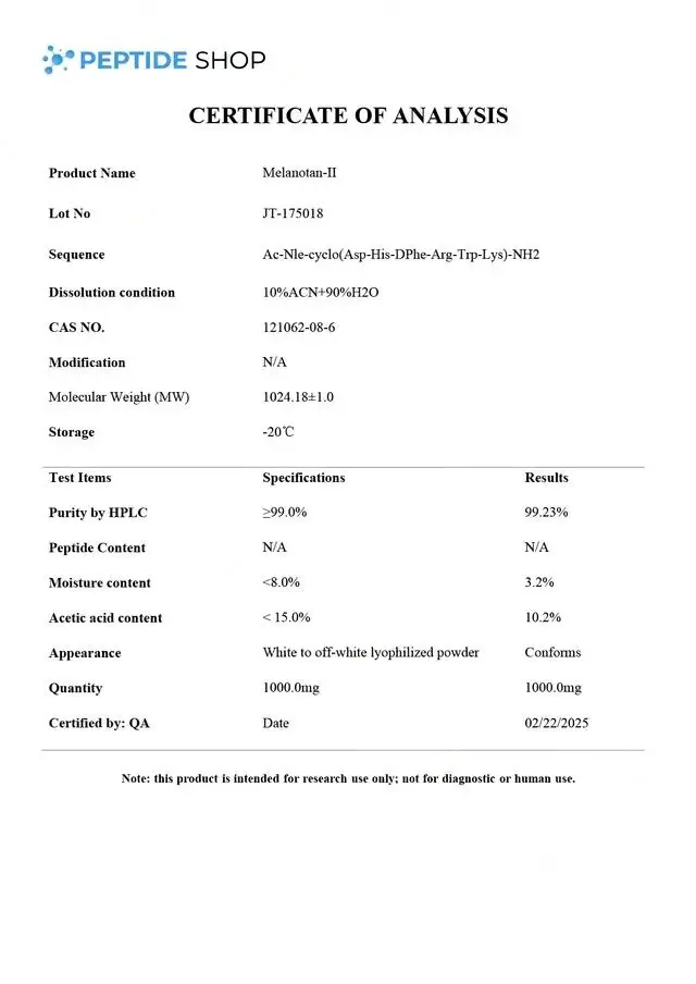 Melanotan 2 (MT2) (10mg)