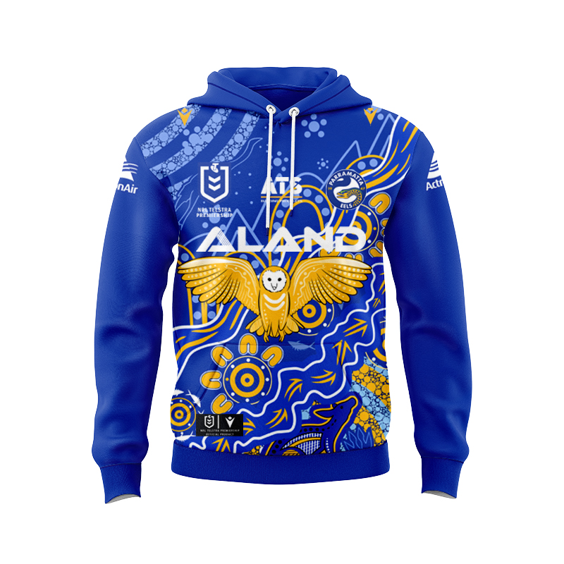 NRL Parramatta Eels 2024 Indigenous Hoodie