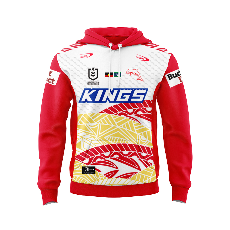 NRL Dolphins 2024 Indigenous Hoodie