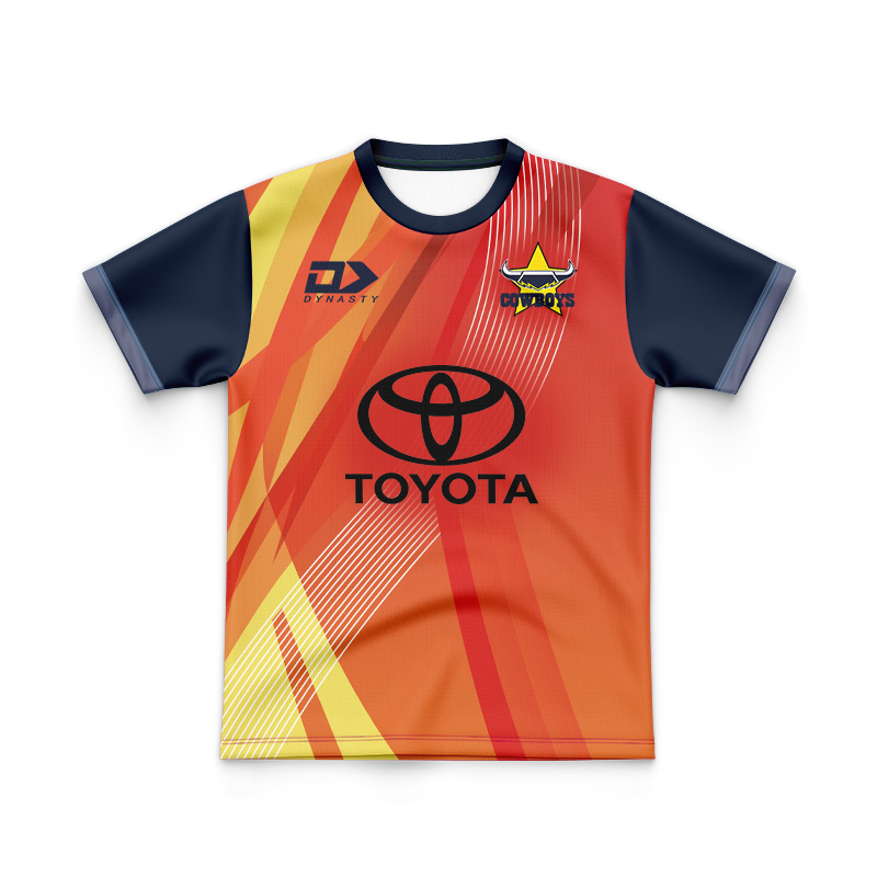Kid's NRL North Queensland Cowboys 2024 Warm Up Jersey