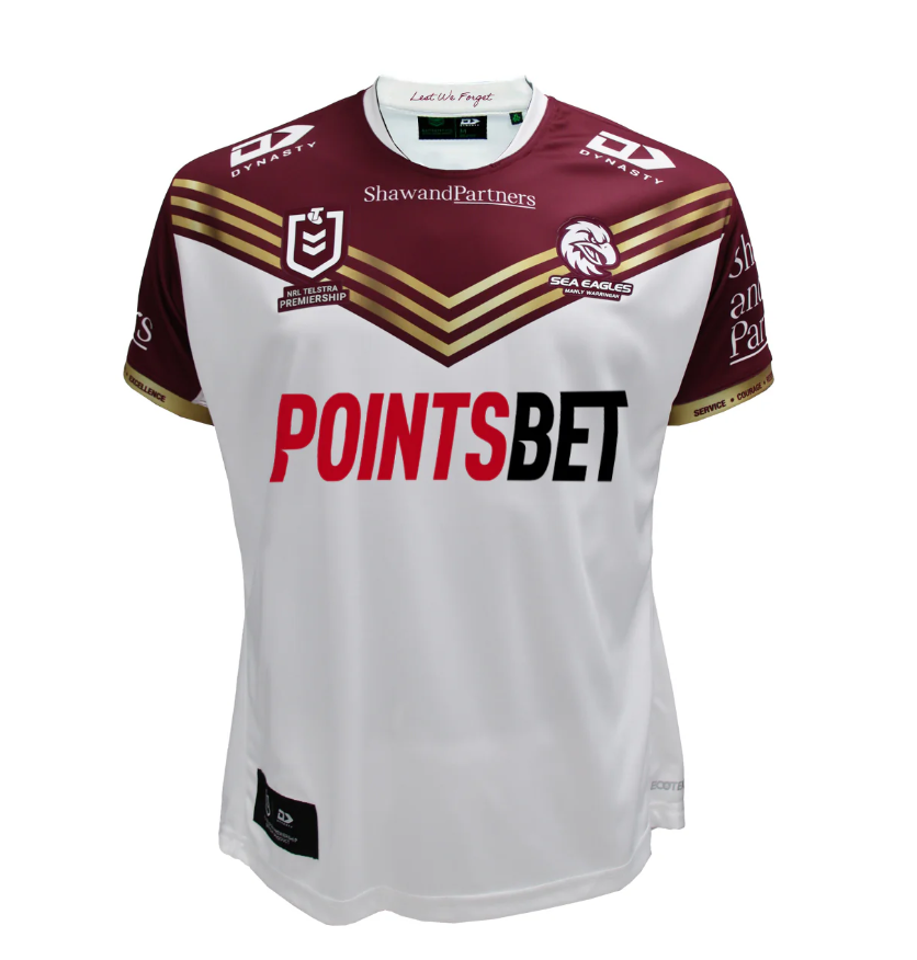 NRL Manly Warringah Sea Eagles 2024 ANZAC Jersey