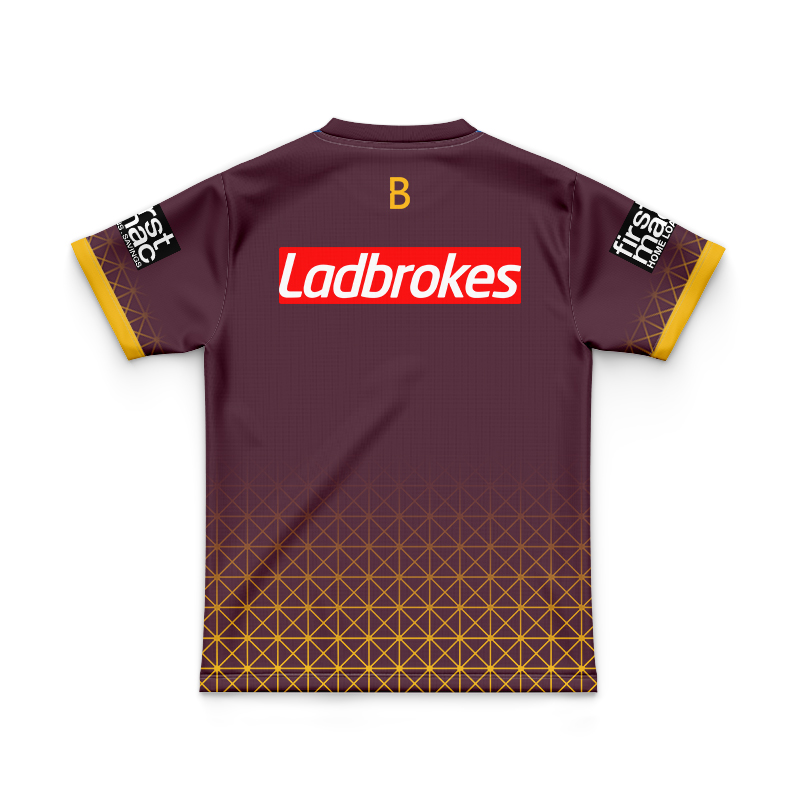 Kid's NRL Brisbane Broncos 2024 Players Maroon Jersey