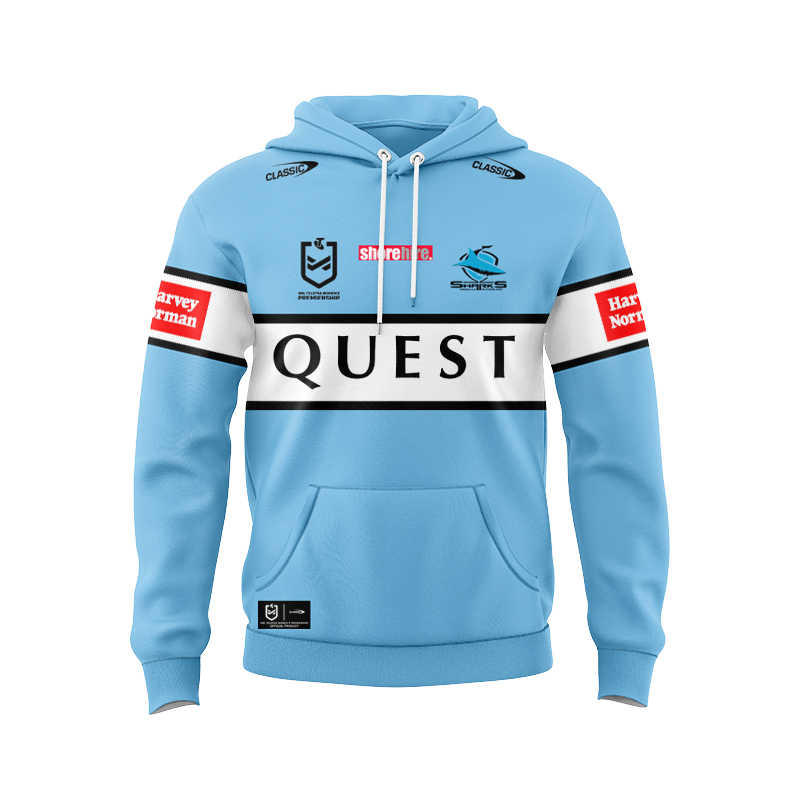 NRLW Cronulla-Sutherland Sharks 2024 Home Hoodie