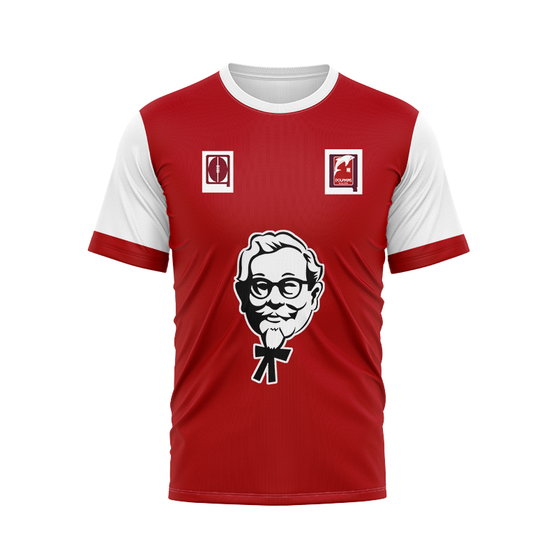 NRL Dolphins 1980s KFC Round Retro Jersey
