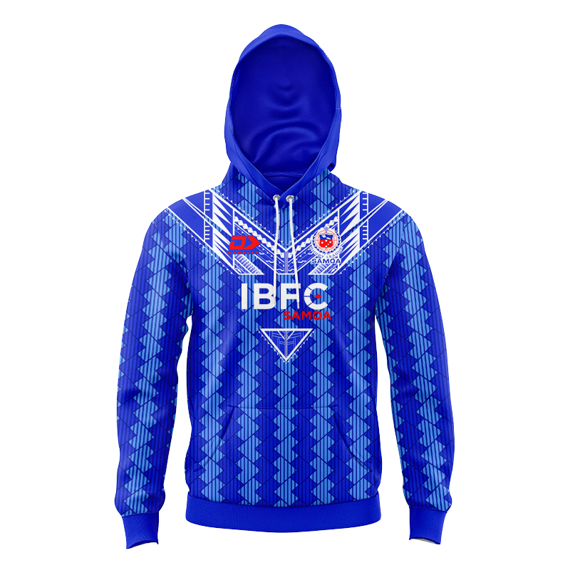 Kid's Toa Samoa Rugby League 2024 Home Hoodie