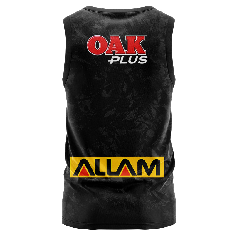 NRL Penrith Panthers 2024 Dark Training Singlet