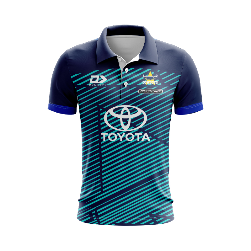 NRLW North Queensland Cowboys 2024 Training Polo Shirt