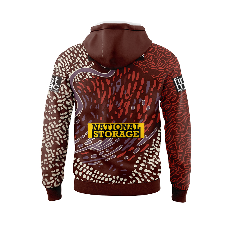 NRL Brisbane Broncos 2024 Indigenous Hoodie