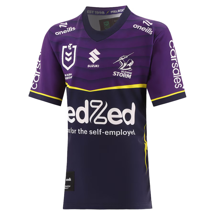 Kid's NRL Melbourne Storm 2025 Home Jersey