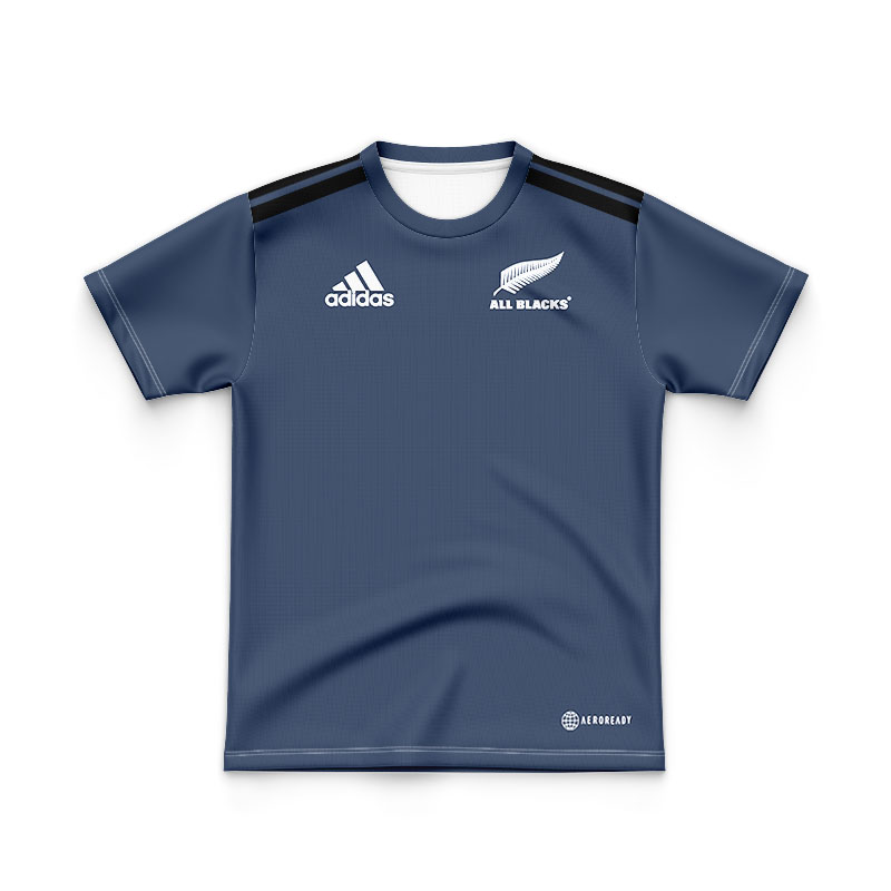 Kid's All Blacks 2022 Grey Shirt