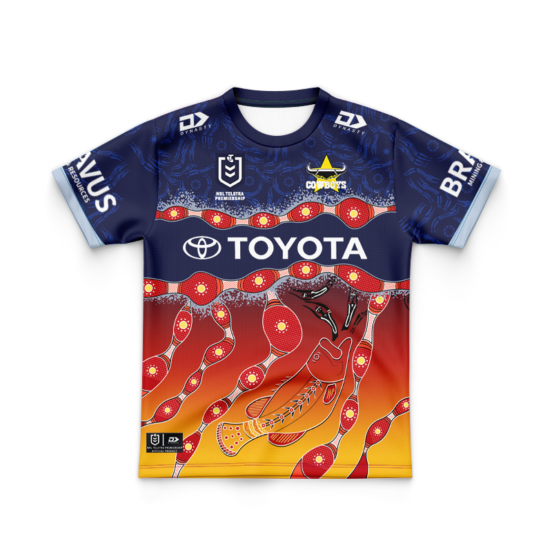 Kid's NRL North Queensland Cowboys 2024 Indigenous Jersey