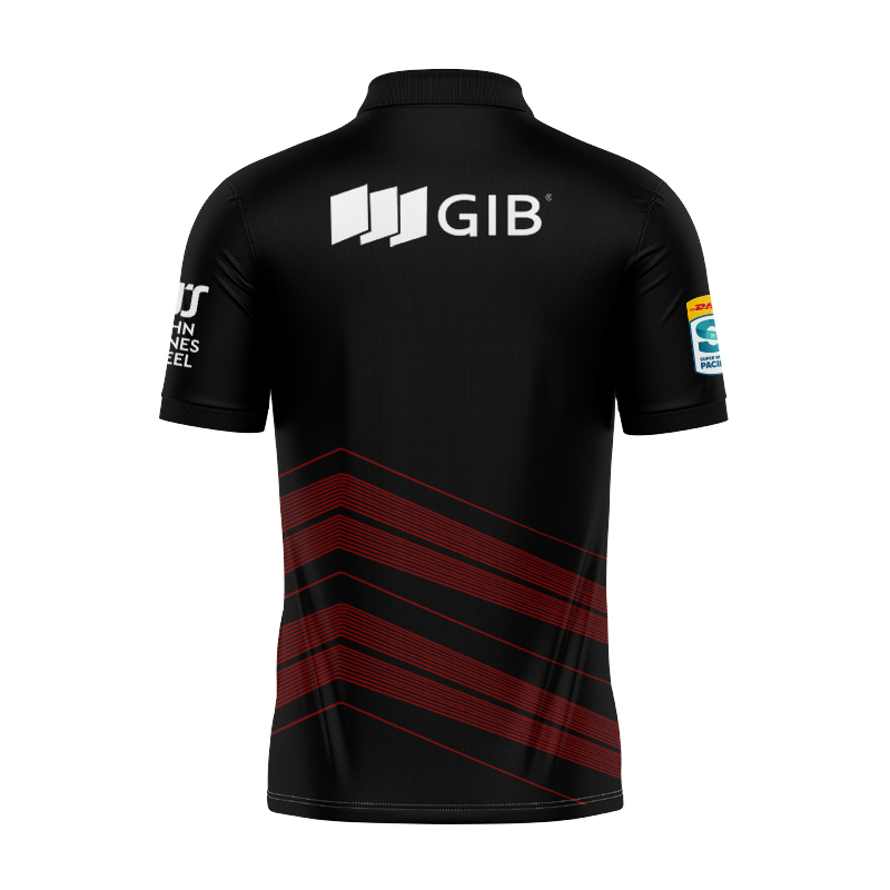 Canterbury Crusaders Super Rugby 2024 Away Polo Shirt