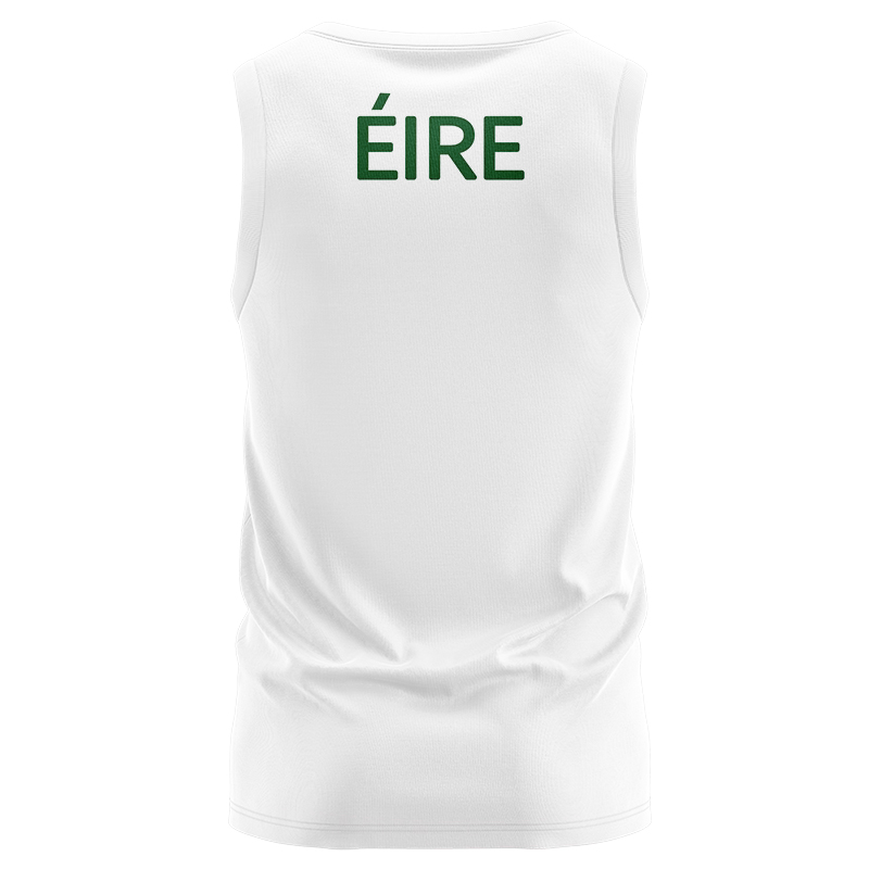 Men's Ireland GAA 2023 White Sleeveless Jersey