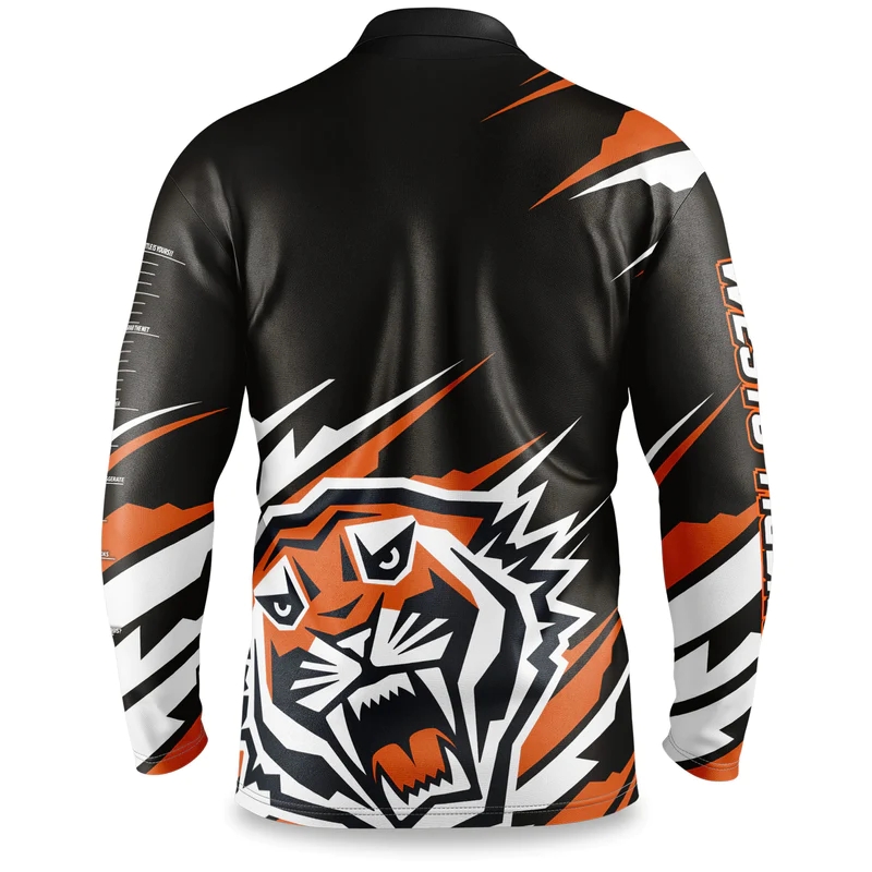 NRL Wests Tigers 2024 'FISHFINDER' Fishing Shirt