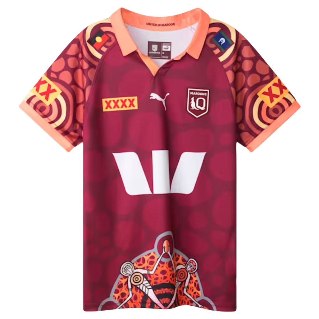 NRL QLD Maroons 2024 Indigenous Jersey