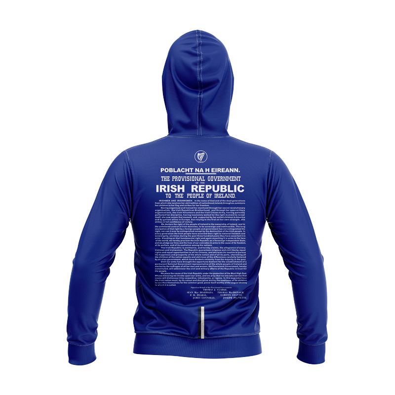 Kid's Ireland GAA 1916 Commemoration Blue Hoodie