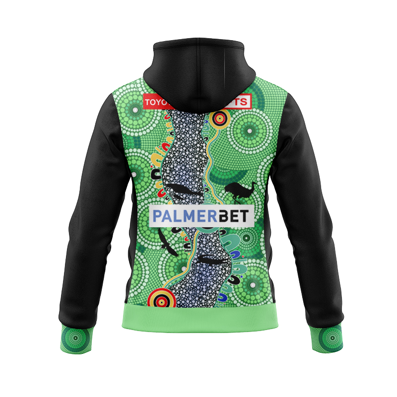 NRL Canberra Raiders 2024 Indigenous Zipper Hoodie