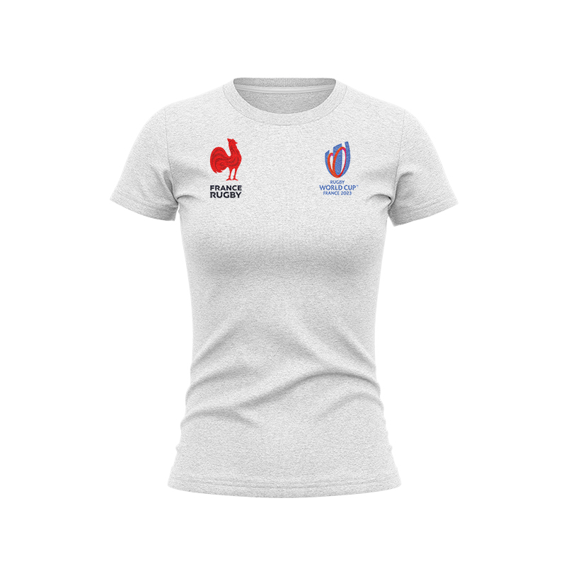 Women's France Rugby 2023 Away White Jersey