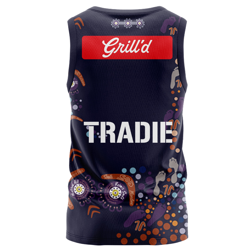 NRL Melbourne Storm 2024 Indigenous Singlet