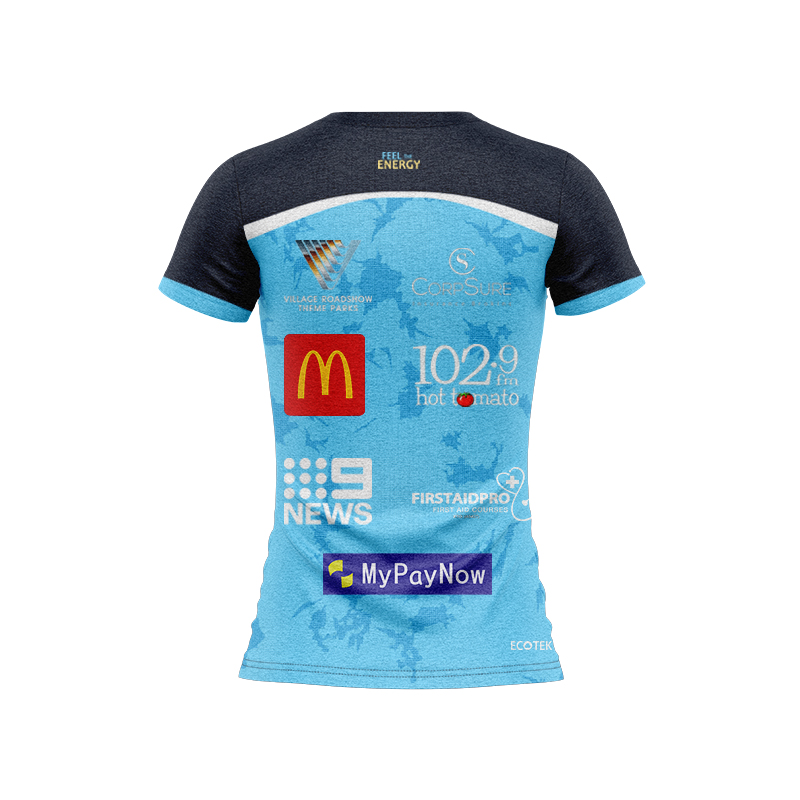Women's NRL Gold Coast Titans 2025 Cyan Training Jersey