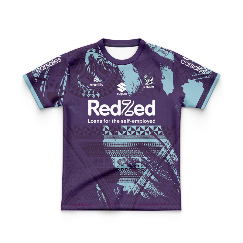 Kid's NRL Melbourne Storm 2024 Multicultural Jersey