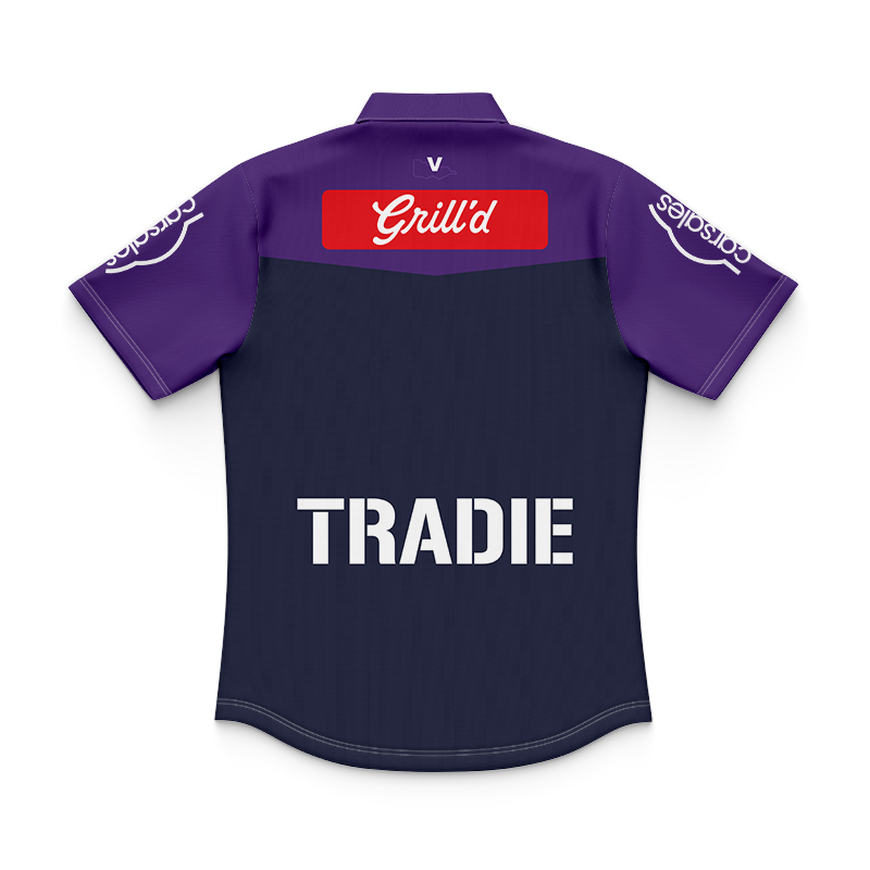 Kid's NRL Melbourne Storm 2024 Home Polo Shirt