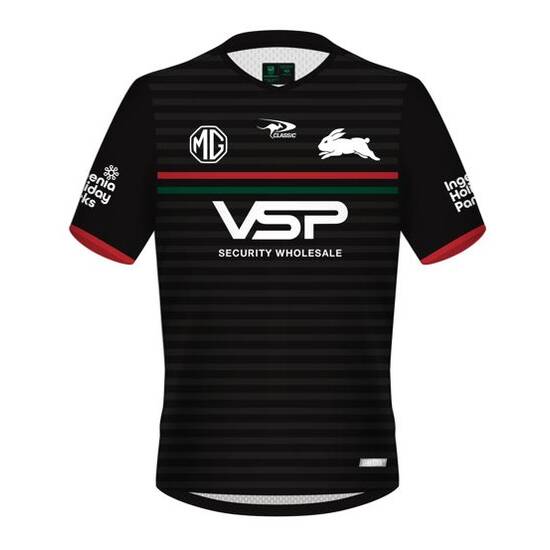 NRL South Sydney Rabbitohs 2024 Black Training Jersey