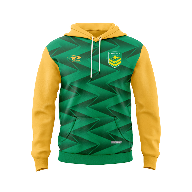 Australia Kangaroos 2024 Green Pro Training Hoodie