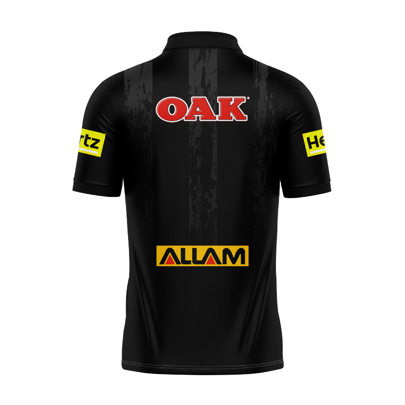 NRL Penrith Panthers 2025 Dark Training Polo Shirt