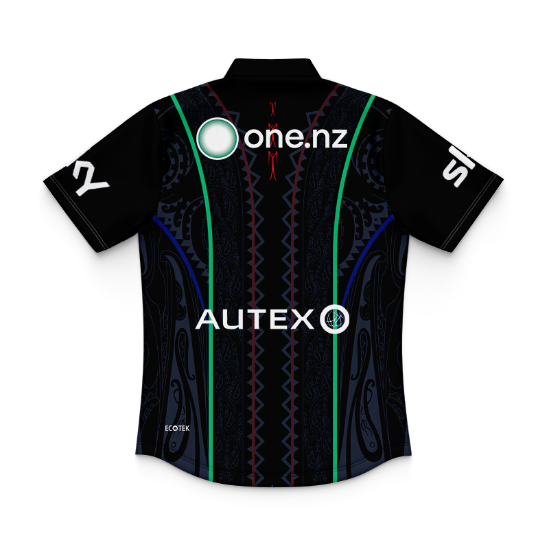 Kid's NRL New Zealand Warriors 2024 Indigenous Polo Shirt