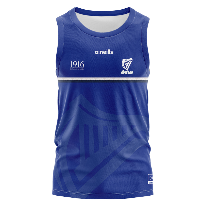 Men's Ireland GAA 1916 Commemoration Blue Sleeveless Jersey