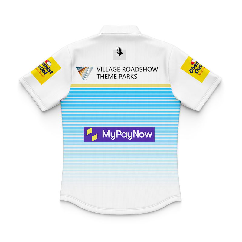 Kid's NRL Gold Coast Titans 2024 Away Polo Shirt