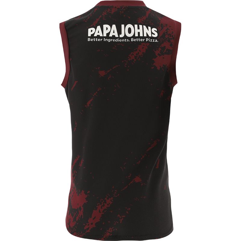 Kid's Galway GAA 2023 Black Maroon Training Vest