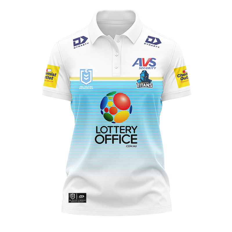 Women's NRL Gold Coast Titans 2024 Away Polo Shirt