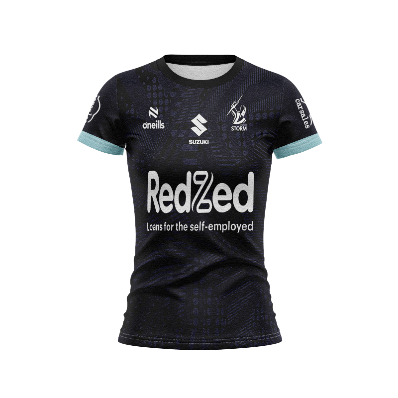 Women's NRL Melbourne Storm 2024 Blue Training Jersey